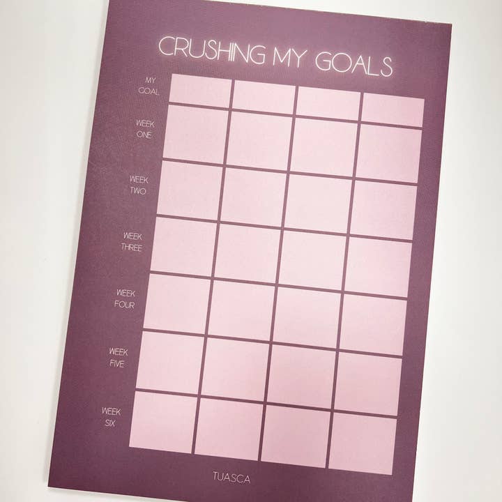 Agenda de bureau Goals A5 Tracker pour petites entreprises pour la vente par The Small Business Handbook