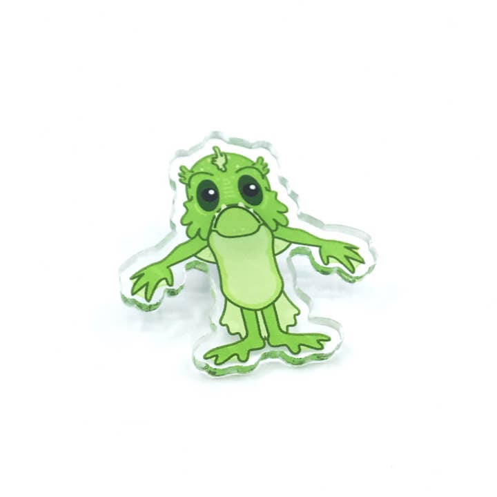 MerCreature Pin - Acrylic Monster Pin by Monstorium for wholesale by MONSTORIUM