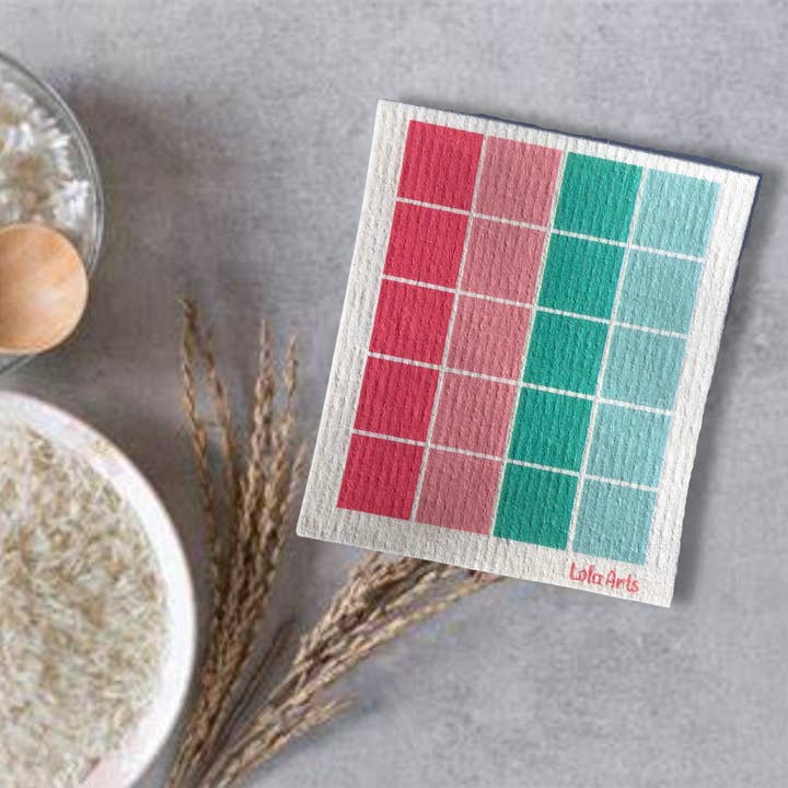 Lola Arts - Wholesale Dishcloth - "Eco friendly swedish dish cloths5