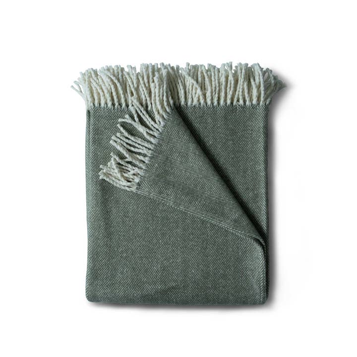 Evangeline Linens - Wholesale Throw Blanket - NEW! Cotton Herringbone Throws4