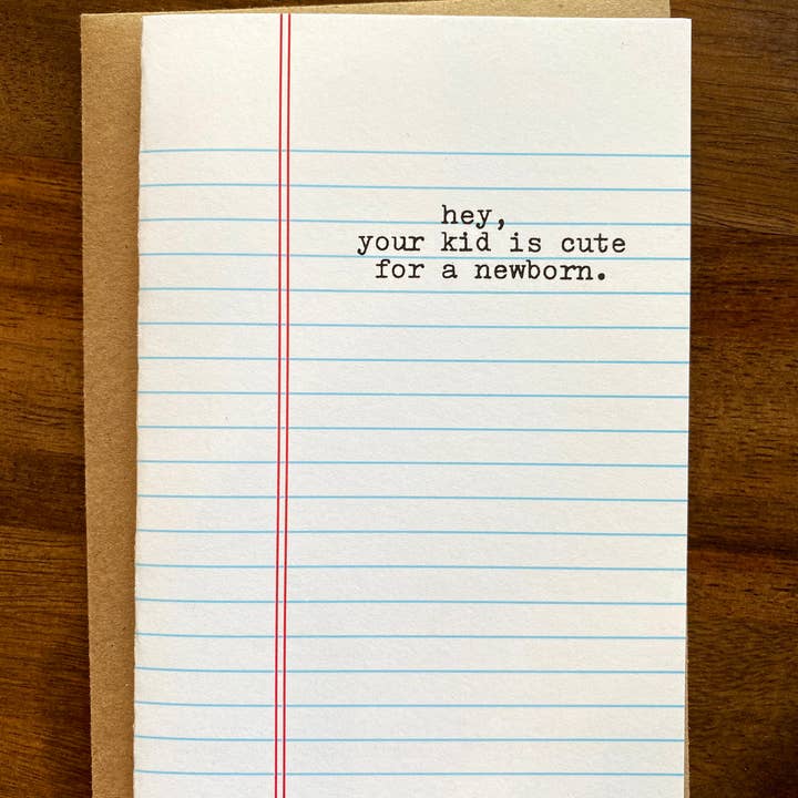 Hey, votre enfant est mignon pour un nouveau-né pour la vente par Ravensgoods