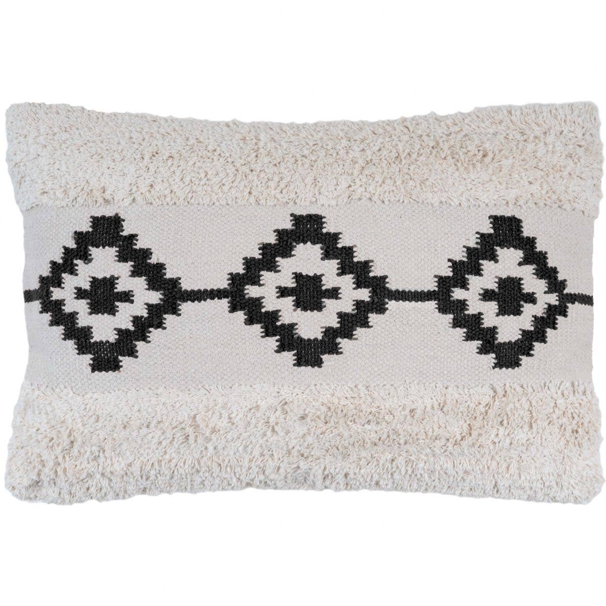 Lenny Black cushion 40 x 60 cm for wholesale on Faire0