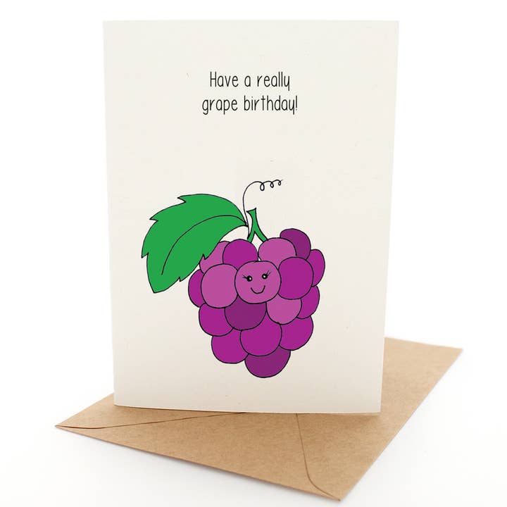 Punny Birthday Grapes for wholesale by Pleasant Tree
