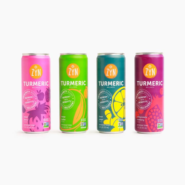 ZYN-Immunity & Recovery - Wholesale Wellness Juice/Tonic - STARTER Pack! Immunity & Recovery Turmeric Wellness Drinks7