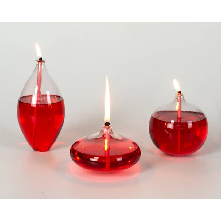 Bergs International - Wholesale Novelty Candle - Eden Lamp Set Transparent
