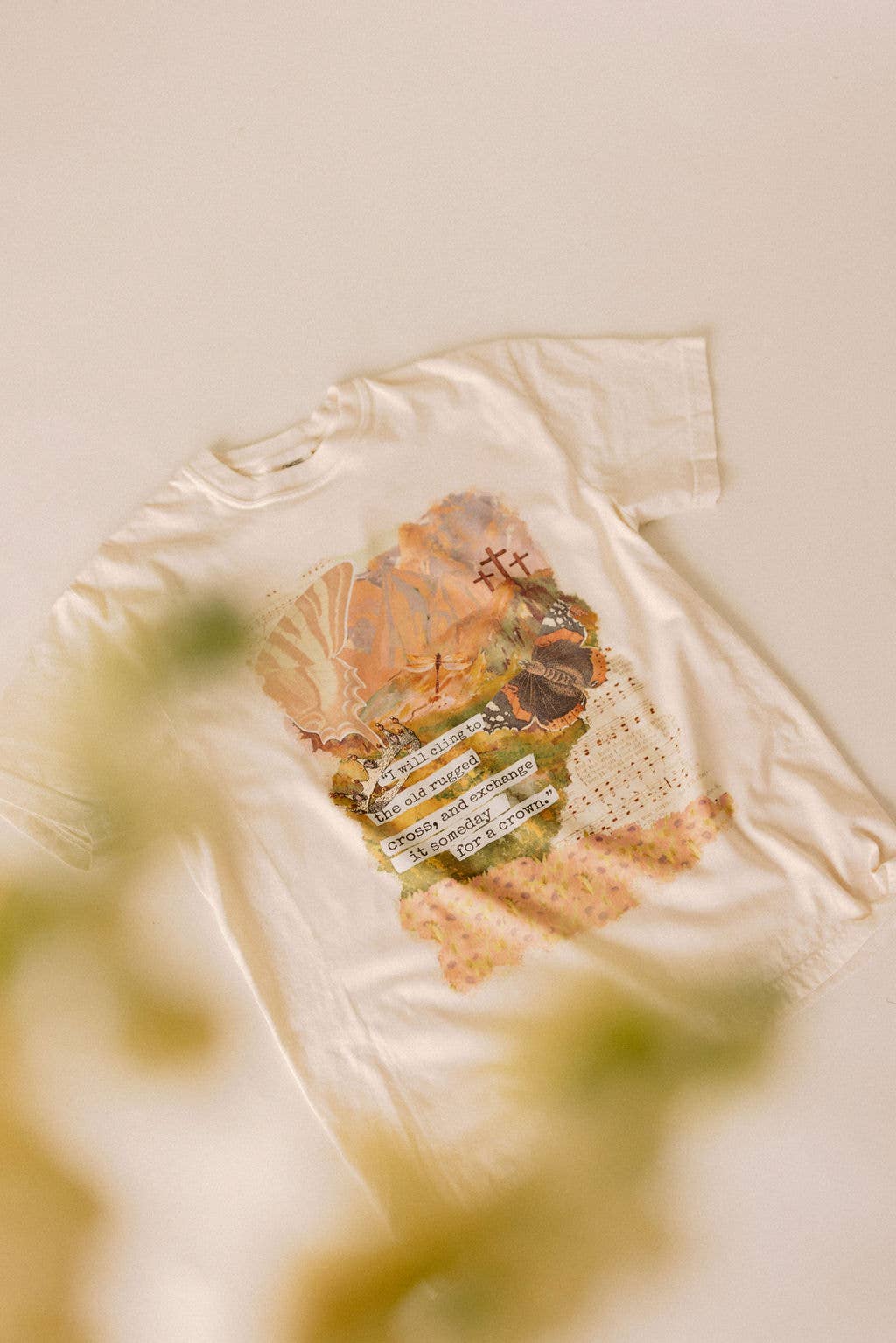 Whitney | Chaudoin Creations - Wholesale Screen Printed T-Shirt - Women's - The Old Rugged Cross Easter Graphic2