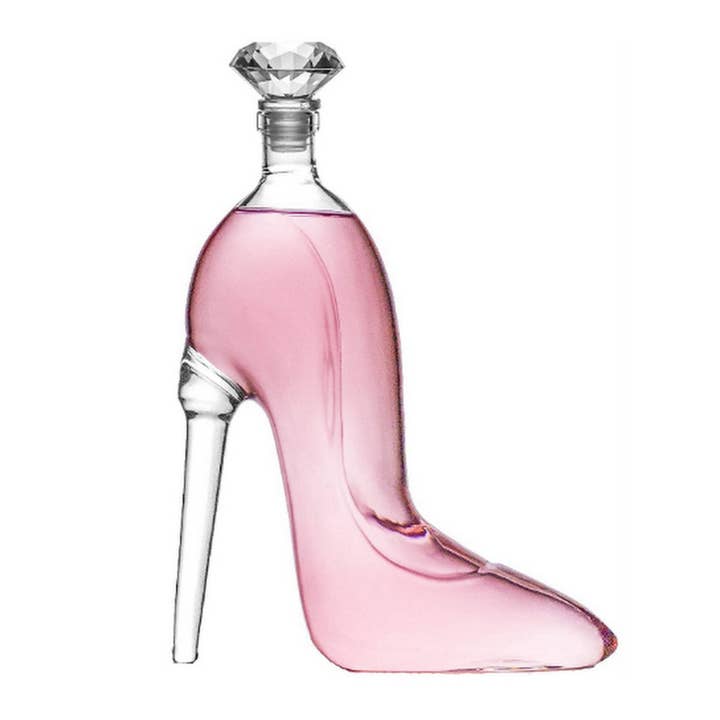 The Wine Savant / Khen Glassware - Wholesale Decanter - Stiletto High Heel Decanter 400ml