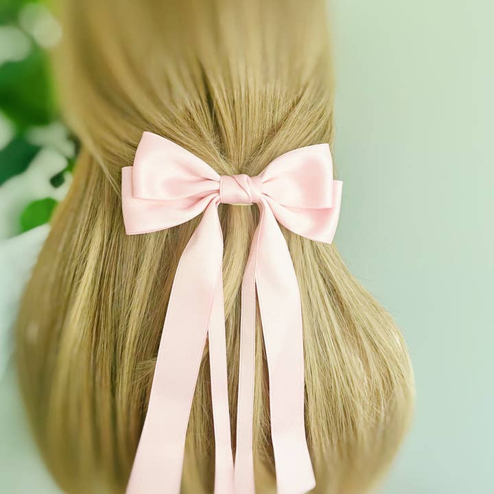 Ellison+Young - Wholesale Hair Clip - Women's - Double Bow Long Hair Clip Set of 3