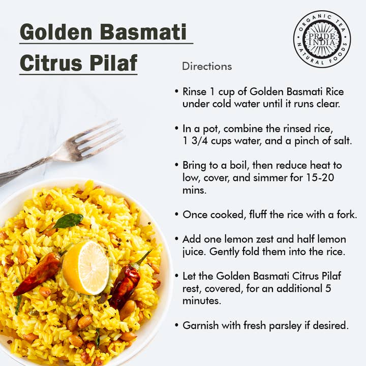 PRIDE INDIA BRANDS - Wholesale Rice - Extra Long Indian Golden Parboiled Basmati Rice5