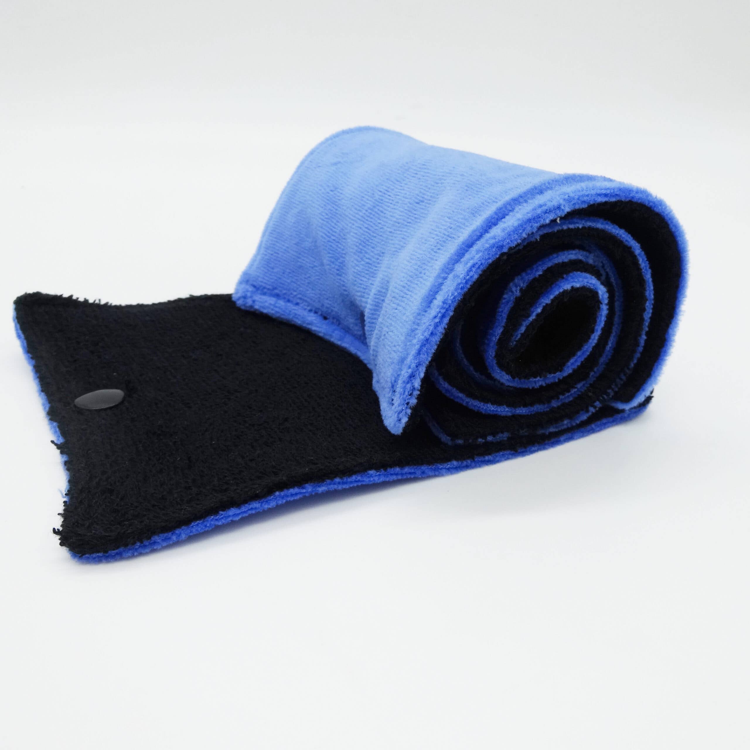 EcologiQ - Vente Papier toilette - Papier toilette lavable - 5 rectangles - Bleu Barbeau1