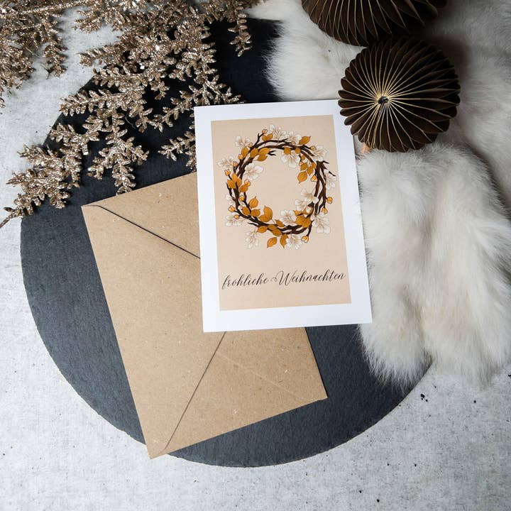 Christmas - Greeting Card for wholesale by Solid Gold / Naja-Marie Baumann