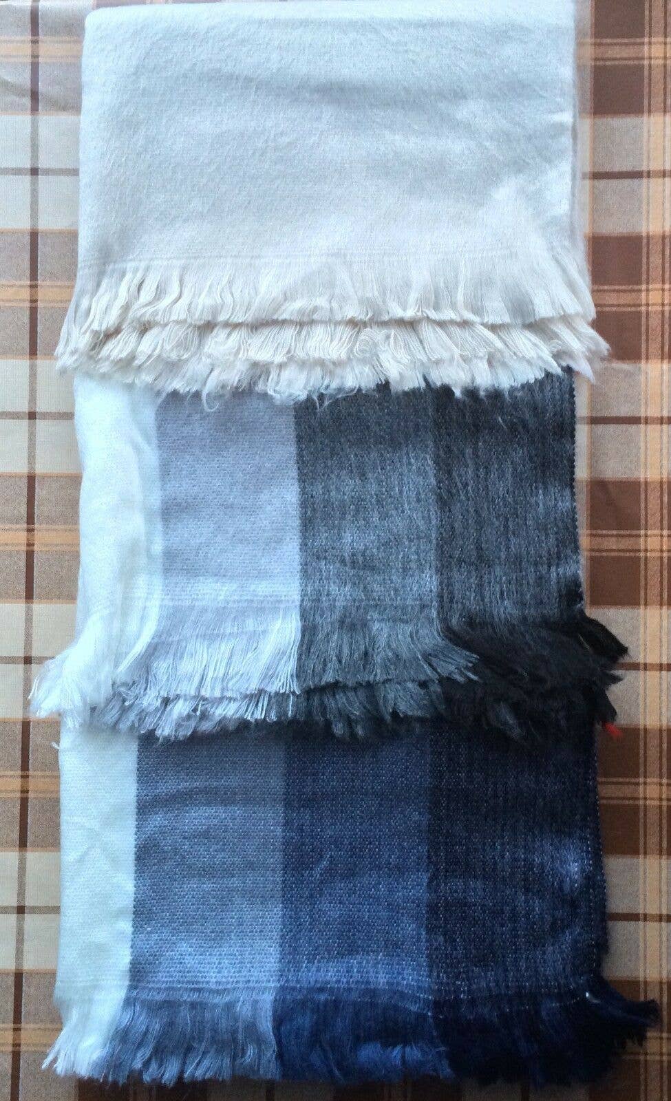 ECUALAMA - Venta al por mayor Bufanda - Mujer - Lote al por mayor de 10 bufandas/salidas de lana de alpaca de 70" x 25"2