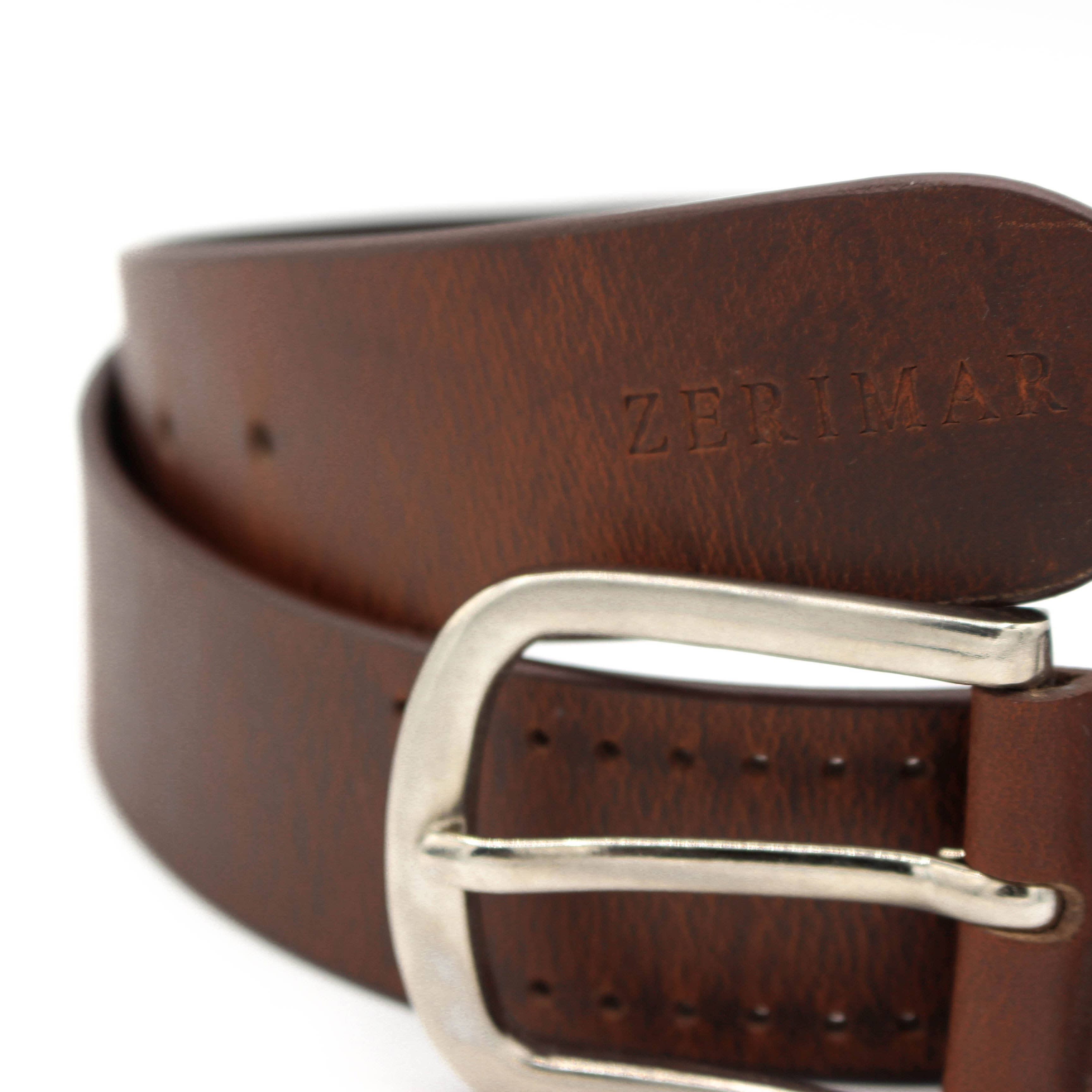 Zerimar 1942 - Vendita all'ingrosso Cintura - Uomo - Cinture uomo Zerimar in pelle naturale di bovino3