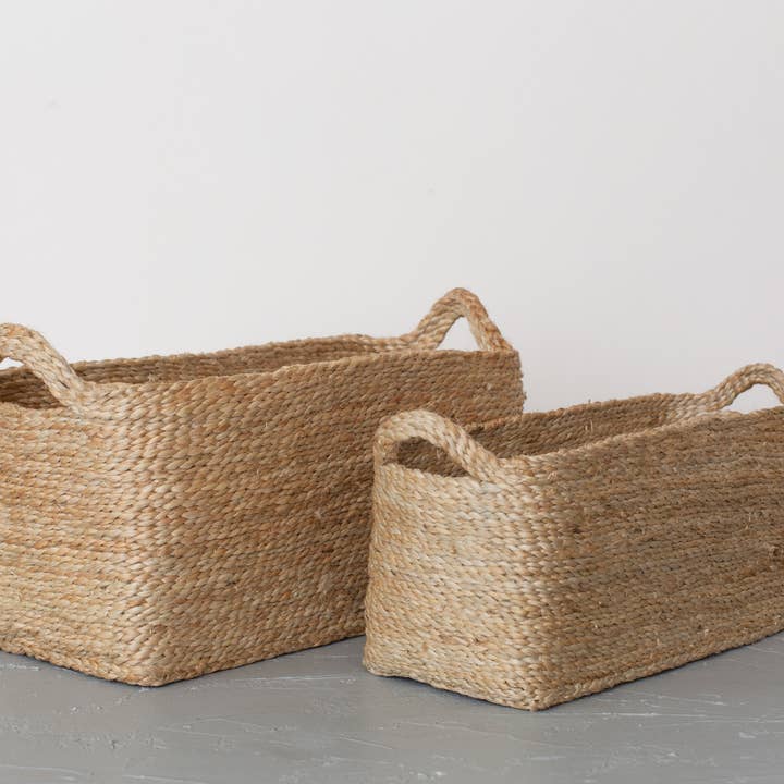 Will & Atlas - Vendita all'ingrosso Vassoi decorativi - Vassoio rettangolare, juta - naturale1