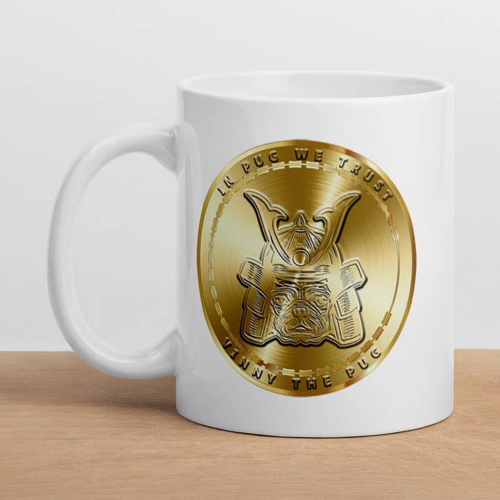 Vinny the Pug Coffee Mugs for wholesale by Club No-Kill 2027 Coffee Mugs