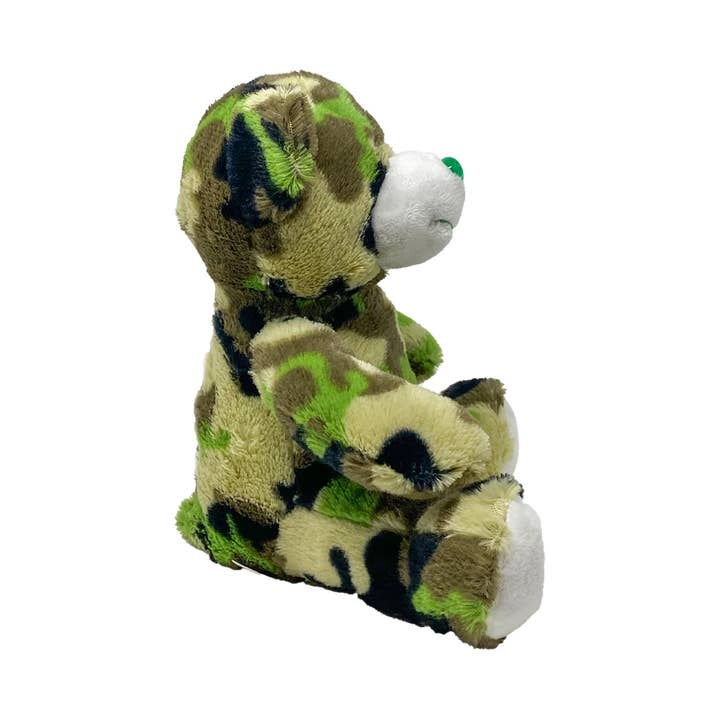 Plushology® by RGU - Vente Peluche – enfant et bébé - Ours en peluche camouflage vert 9 po2