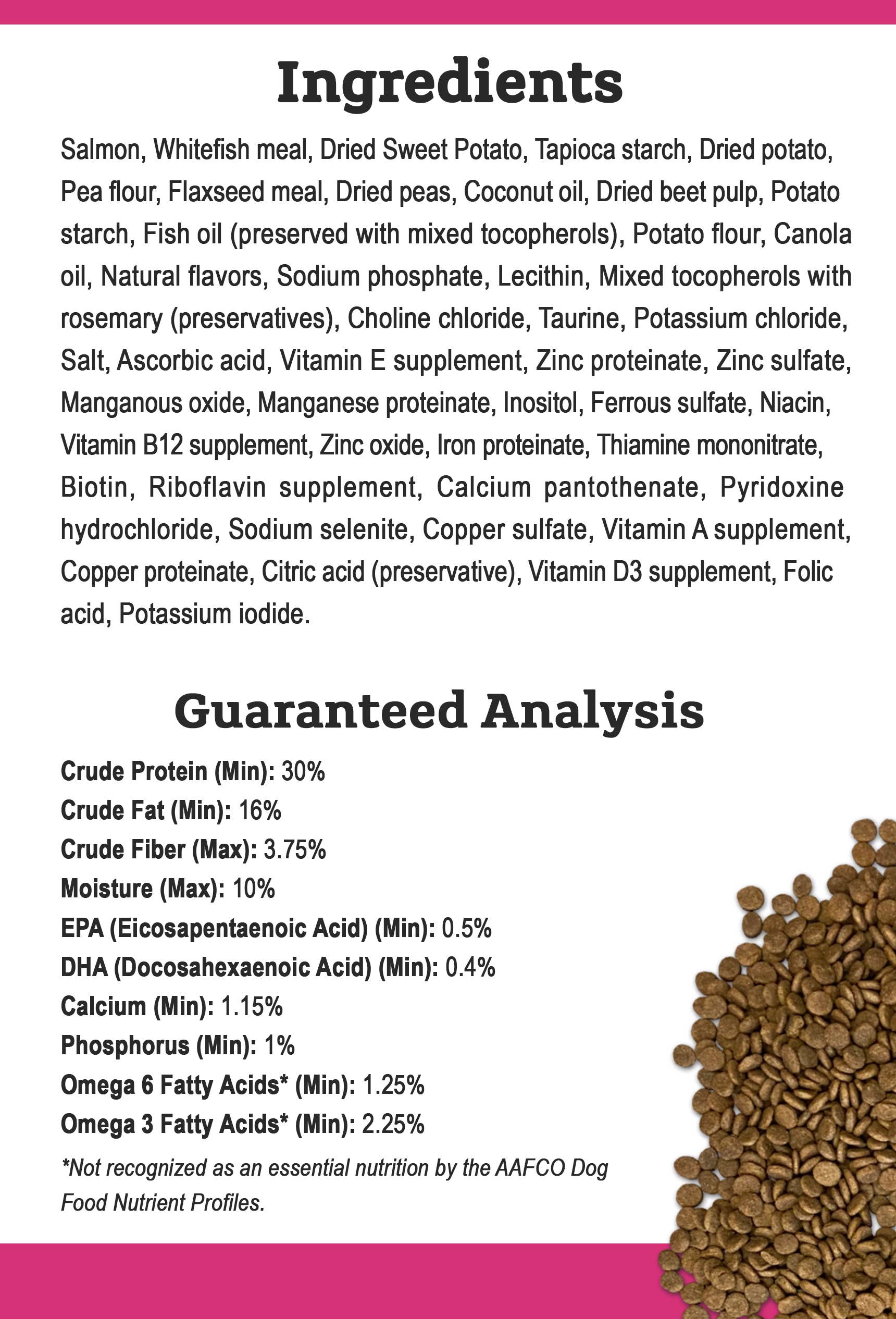 Tender & True Pet Nutrition - Wholesale Pet Food - Dog - Salmon & Sweet Potato Recipe Dry Dog Food, M/L bag3