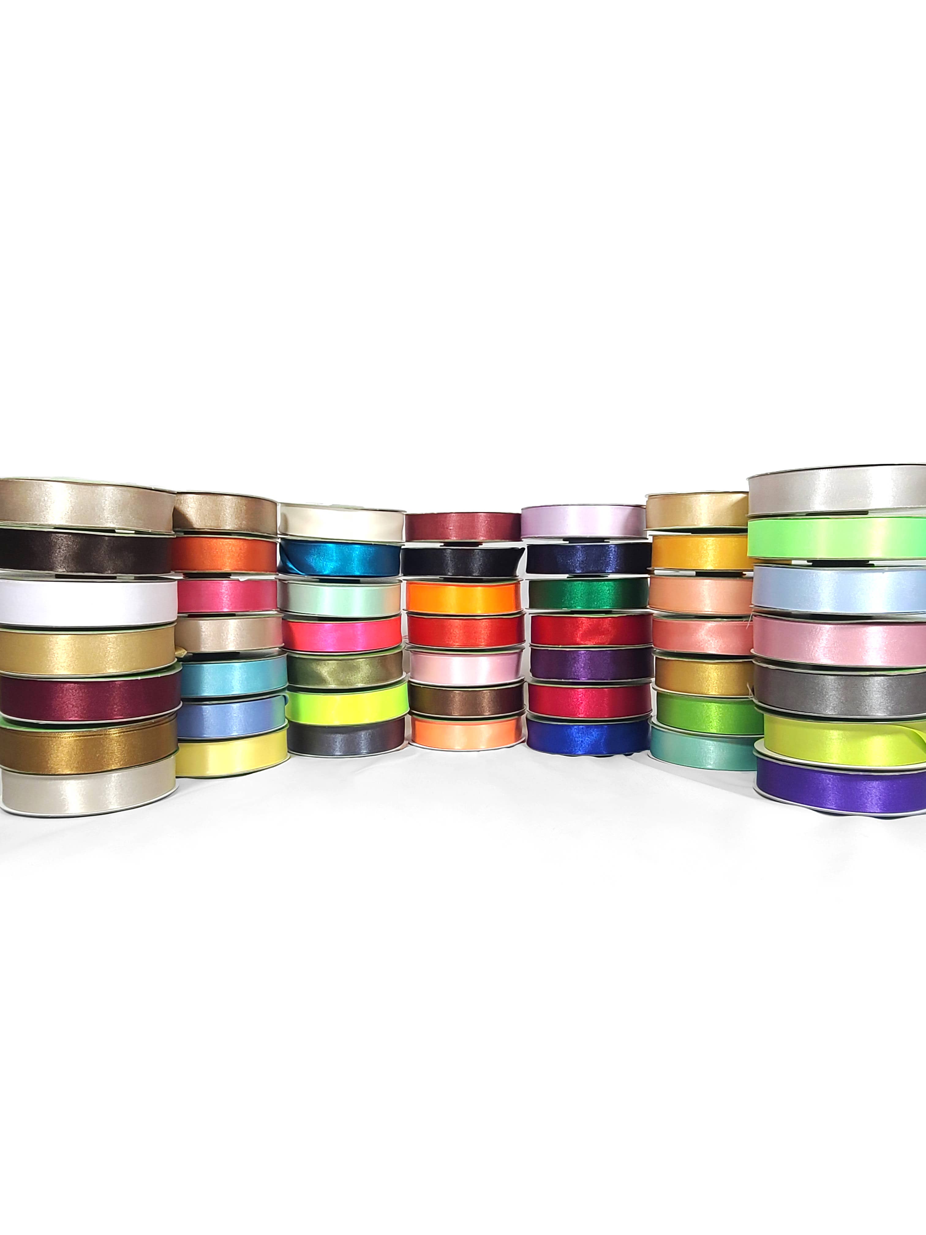 May Arts Ribbon – Engroshandel Bånd – ~ 7/8 „Luster dobbeltsidet satinbånd, mørk champagne1