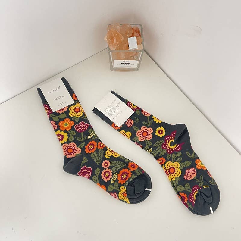 Tourtiwi - Vendita all'ingrosso Calzini - Unisex - Scorte di dipinti a olio astratti retrò di ritratti2