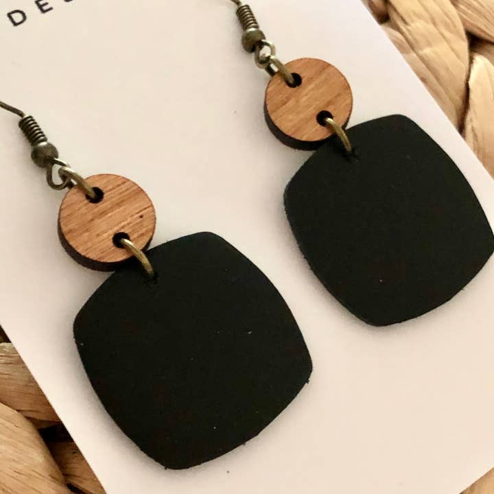 Olivia Keri Designs - Wholesale Dangle Earrings - Nora - Black3