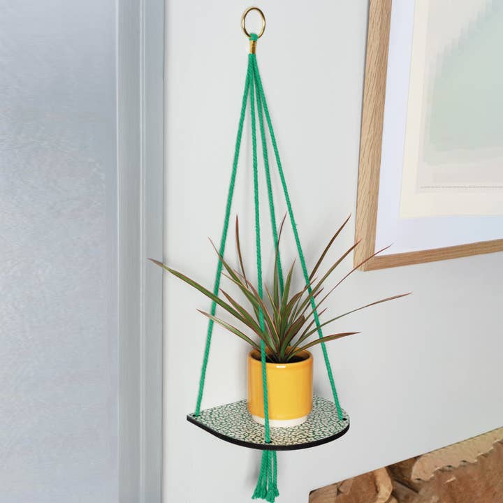 Estante para plantas pequeño, Forget Me Not, verde para venta al por mayor de Studio Wald - UK Made