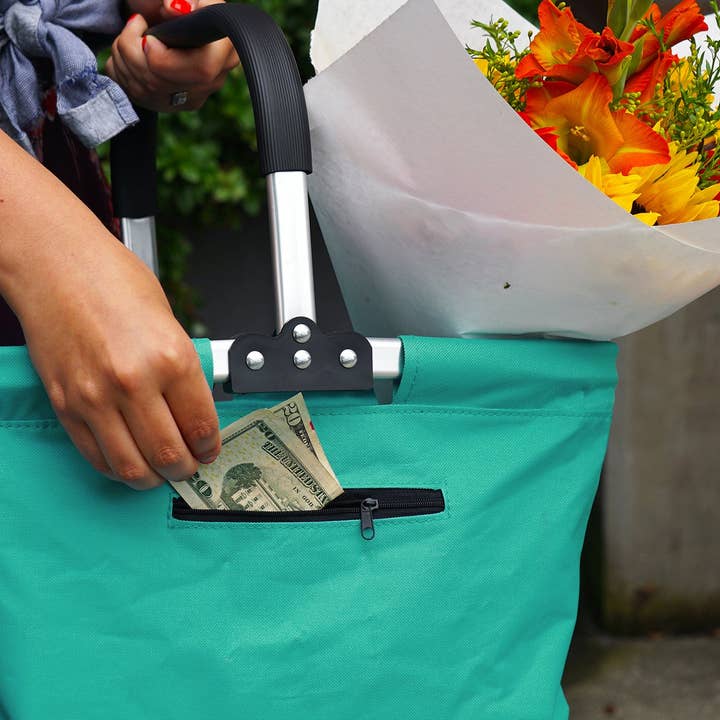 RSVP International - Wholesale Basket - Market Basket - Turq.4