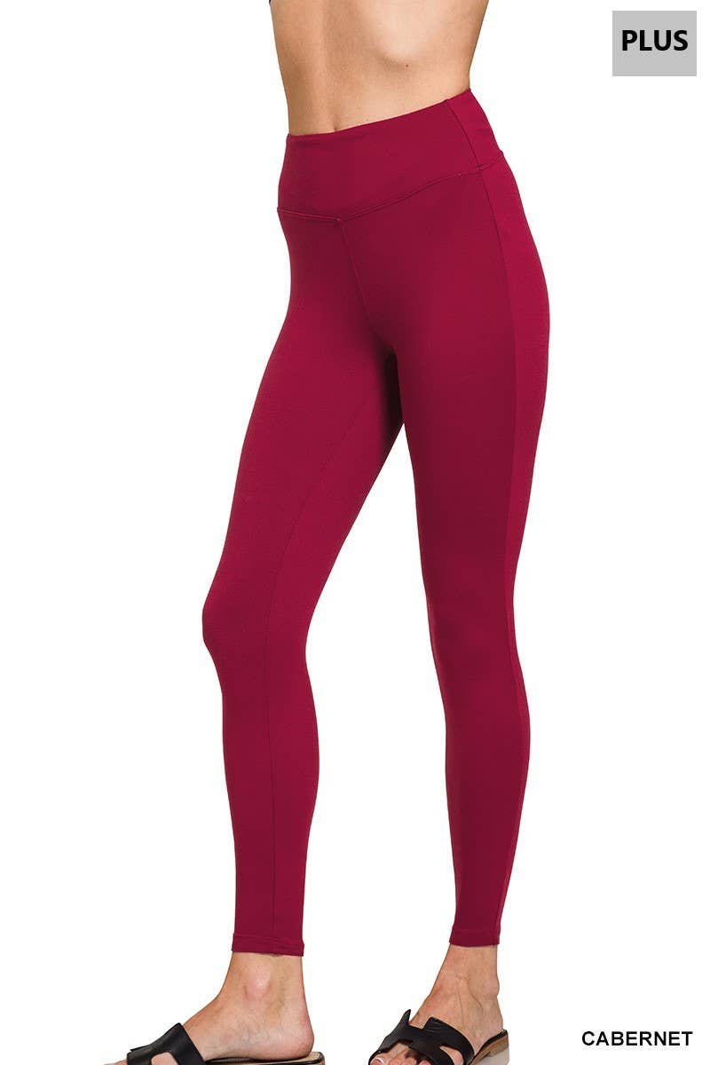 Vanilla Monkey - Wholesale Pants - Women's - Plus Microfiber Soft Waistband Full Length Leggings5