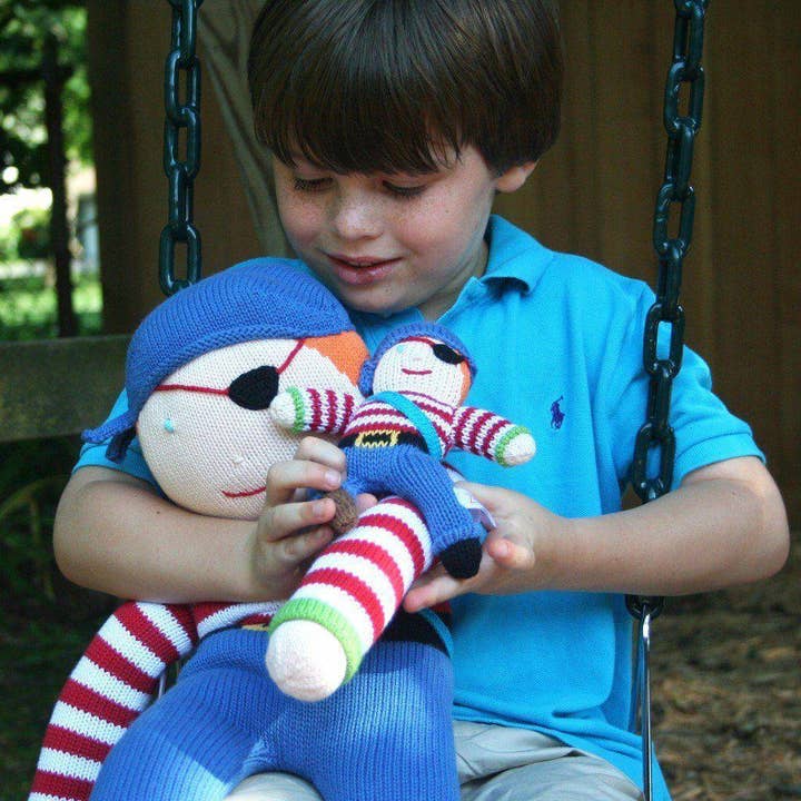 Petit Ami & Zubels - Wholesale Doll - Kids - Arrr-Nee the Pirate Knit Doll