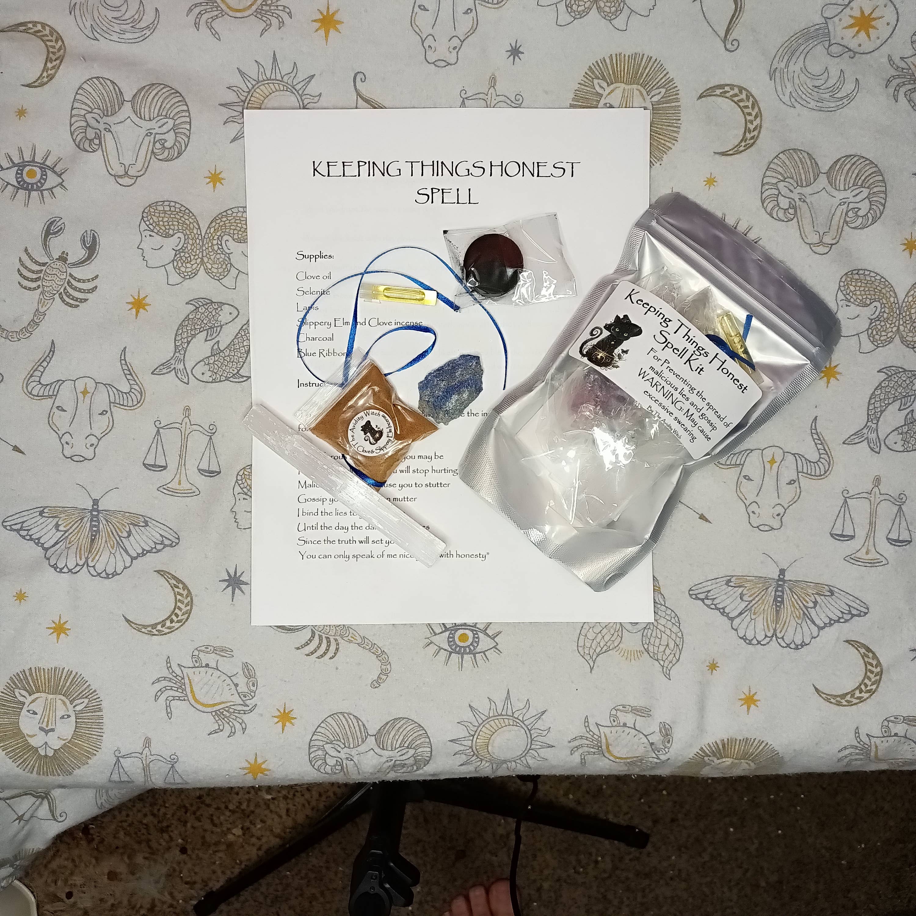 The Avidity Witch - Wholesale Meditation Supplies - Keeping Things Honest Spell Kit5