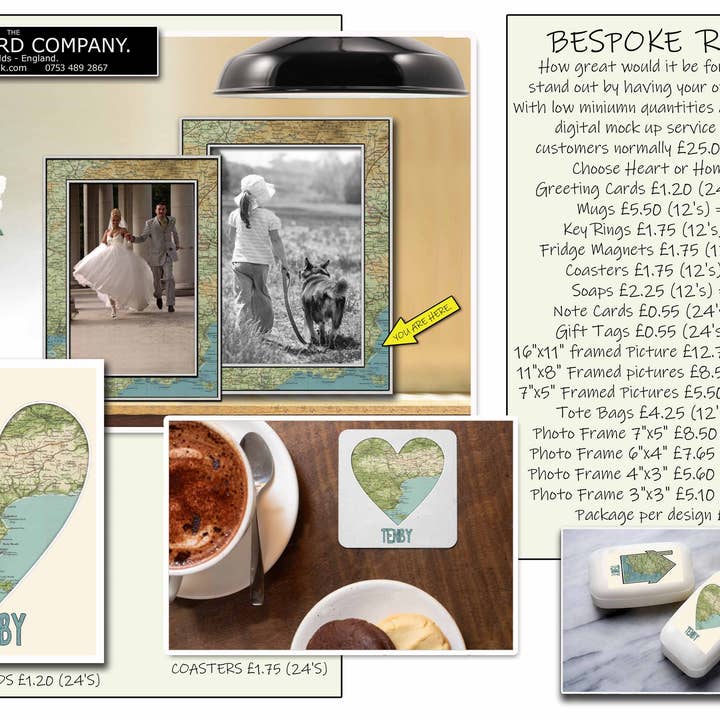 Gator cards - Vente Cadres photos - Cadre photo 6"x4" en placage de papier carte 1657.1