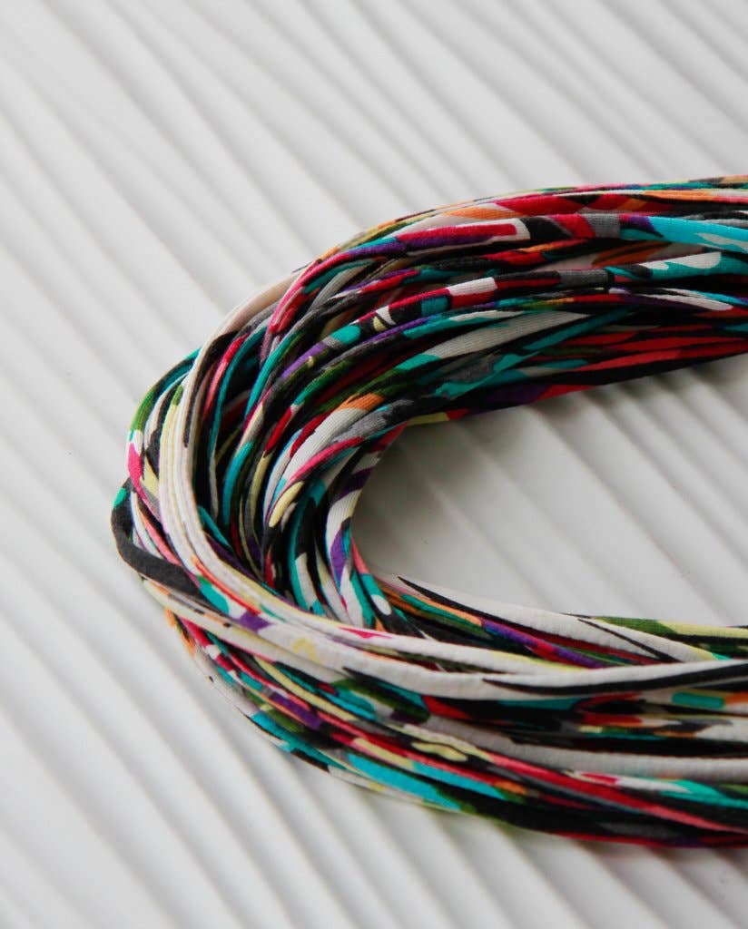 Necknots - Wholesale Scarf - Women's - Scarf or Necklace in Multi-colored print 'Paint Party'4