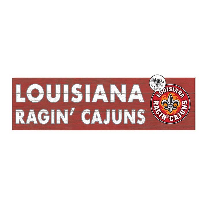 KH Sports Fan - Wholesale Sign - 35x10 Team Louisiana State Lafayette Ragin Cajuns