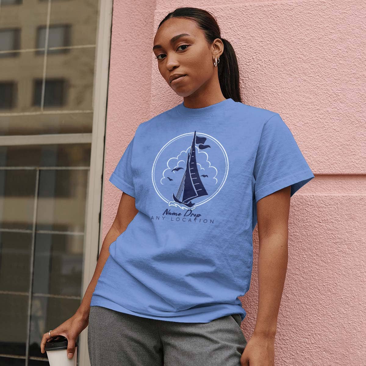 RetroPlanet - Wholesale T-Shirt (Graphic) - Unisex - Sailboat Name Drop Adult T-Shirt, Sweatshirt, or Hoodie5