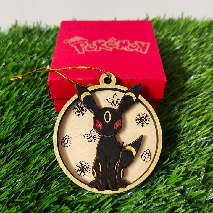 Adornos Navideños de Madera con Pokémon Coloridos - Umbreon para venta al por mayor de Herbs&Belles