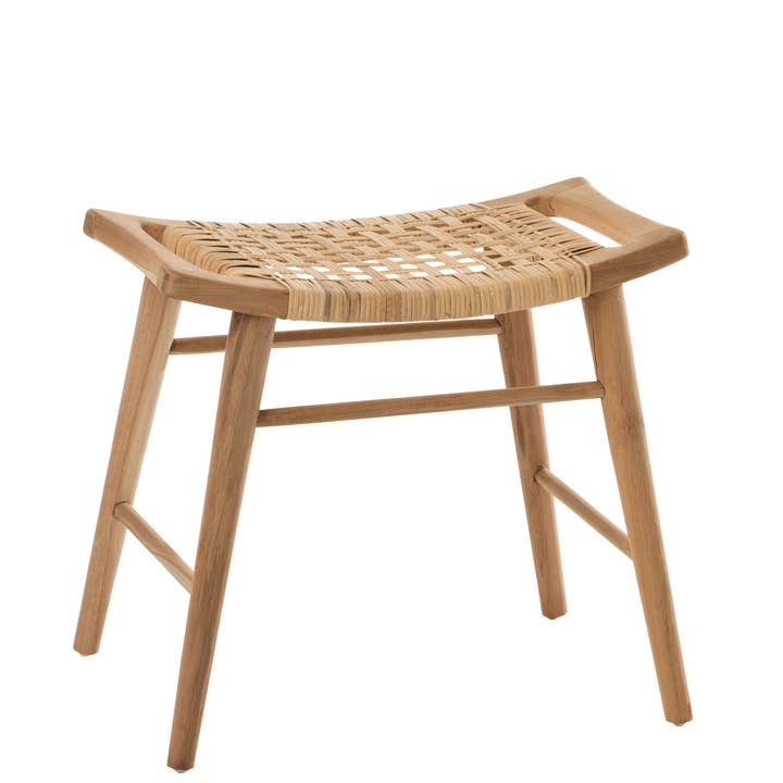 Naturlig Teak Taburet for engroshandel hos BOHORIA