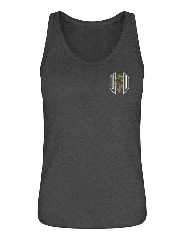 Träd med månen fram- och baktryck - kvinnors premium ekologiska linne för wholesale av Uwaldu