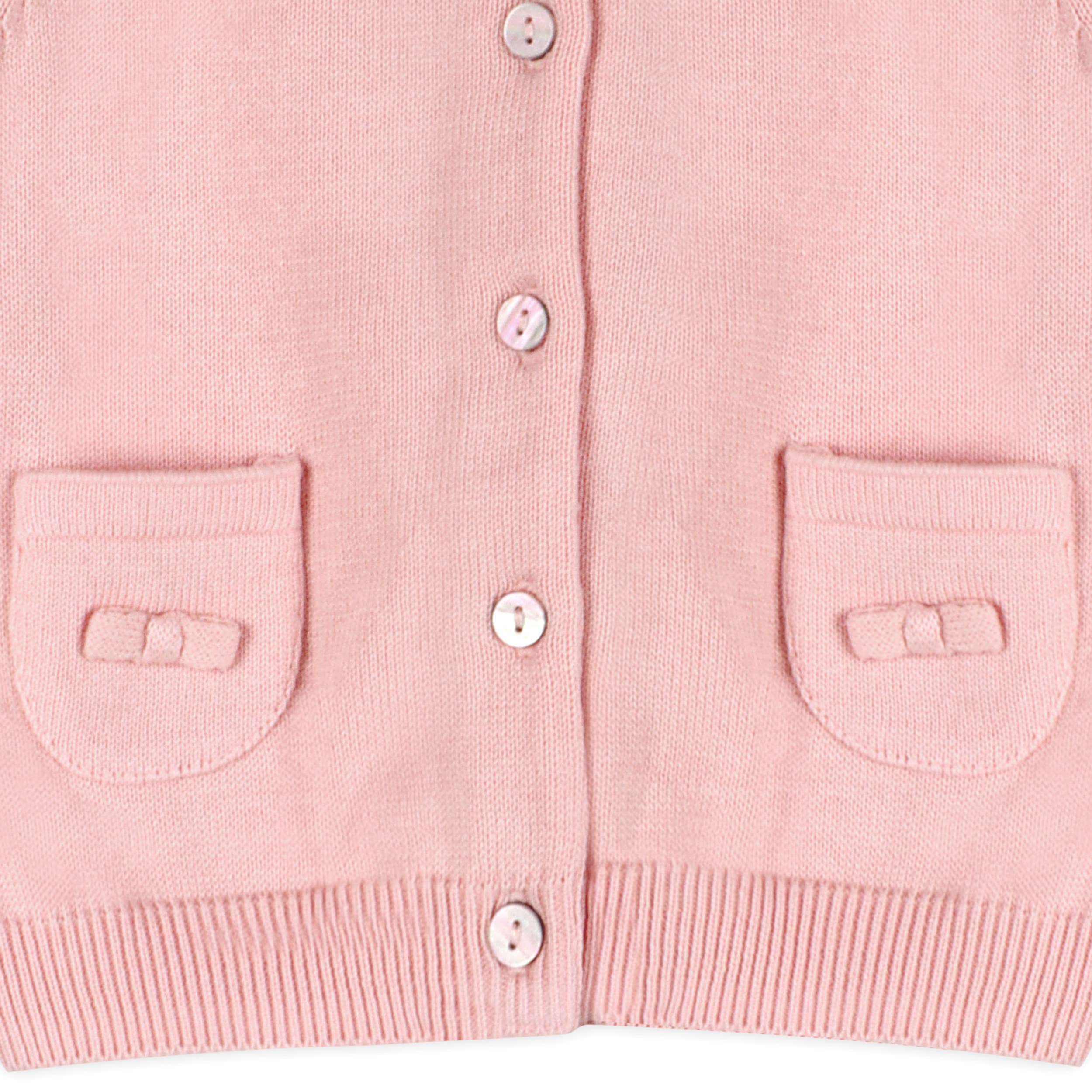 Viverano Organics - Wholesale Cardigan - Baby - Milan Pastel Baby Button Cardigan Sweater (Organic Cotton)14