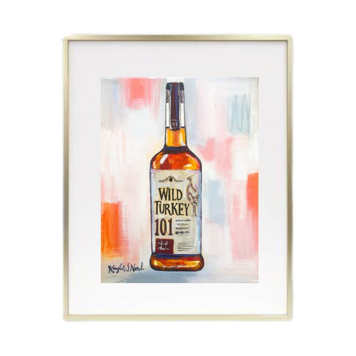 "Wild Turkey" (PRINT) for wholesale by Kayla Weber Art
