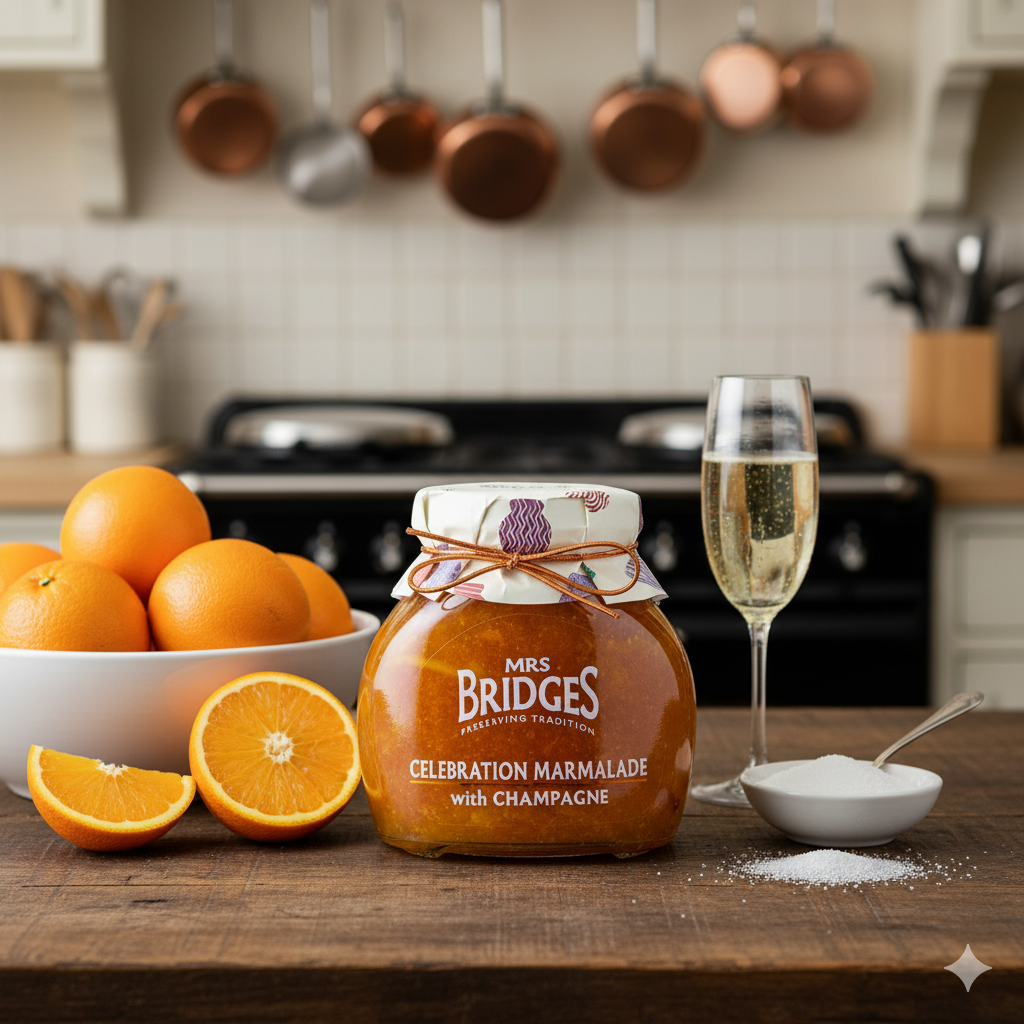 Mrs Bridges - Wholesale Jam/Jelly - Celebration Marmalade with Champagne1