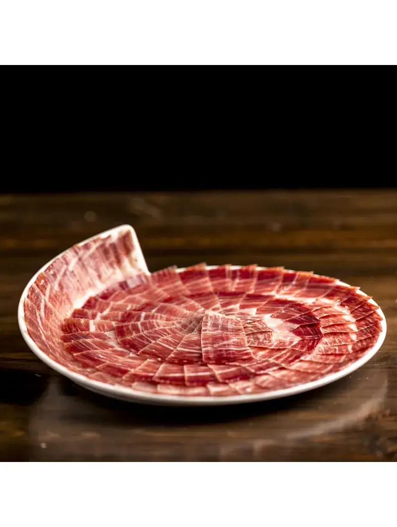 Jamones Aljomar - Vente Jambon - Coffret Jambon Ibérique de Campo 75 % découpé au couteau3