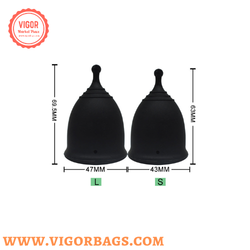 VIGOR - Vente Coupes menstruelles - Lot de plusieurs tasses réutilisables Lady Period et étui de transport personnel5