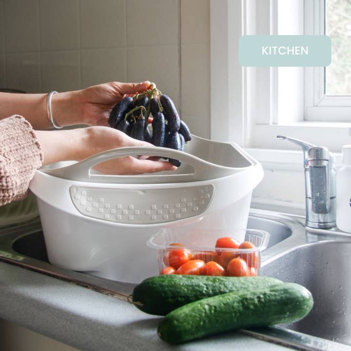 Strucket - Wholesale Laundry Basket - Strucket 19L (5 Gallon) Strainer Bucket – 6 Pack - Sand8