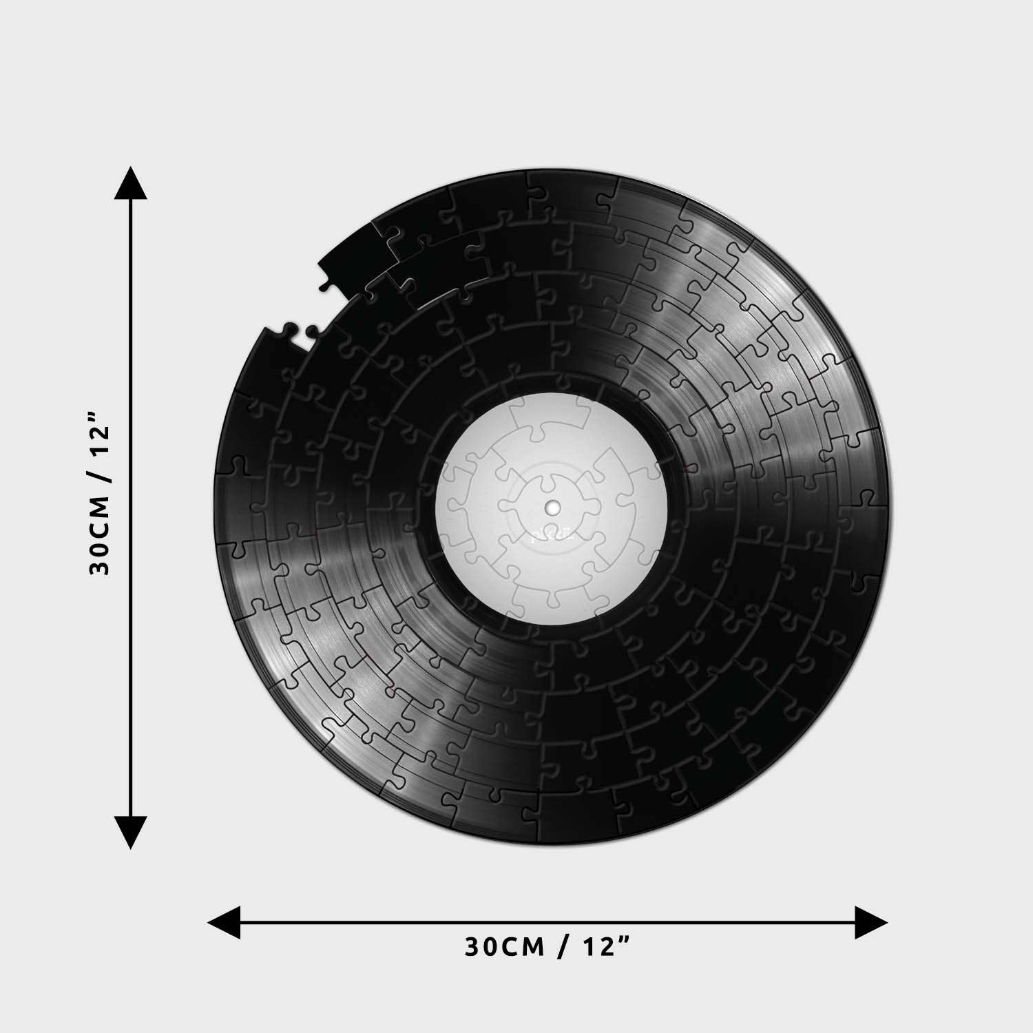 Pikkii - Wholesale Puzzle - Adult - 12" Vinyl Record Jigsaw Puzzle | Personalised Music Gift6