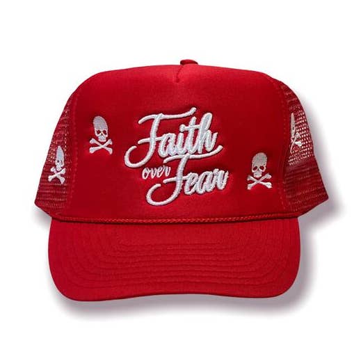 Tro Over Frygt Trucker Hat for engroshandel hos Dropout New York