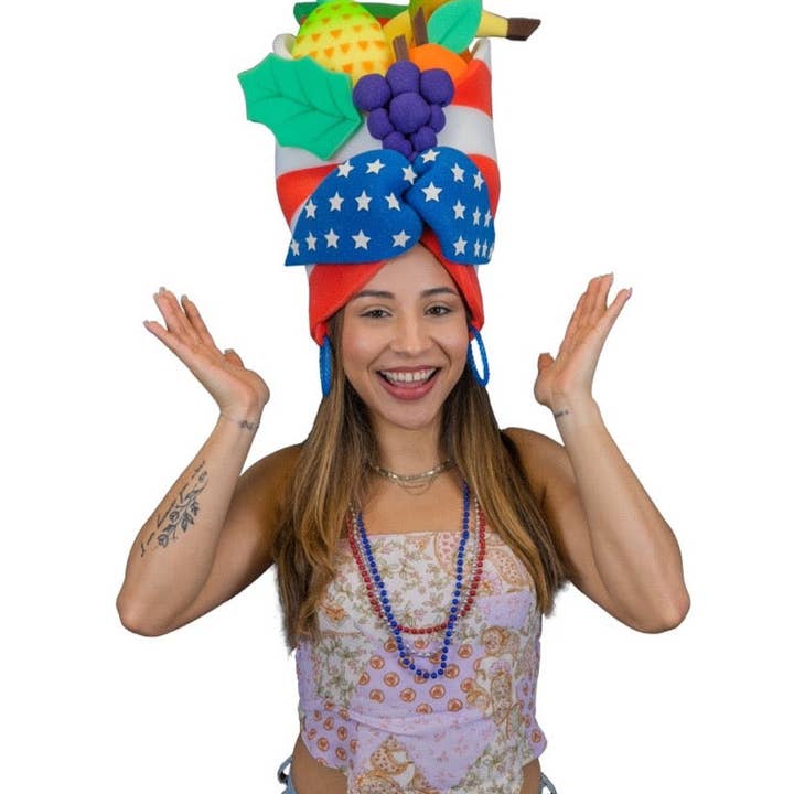 Foam Party Hats - Wholesale Party Hat/Crown - USA Carmen Miranda Hat
