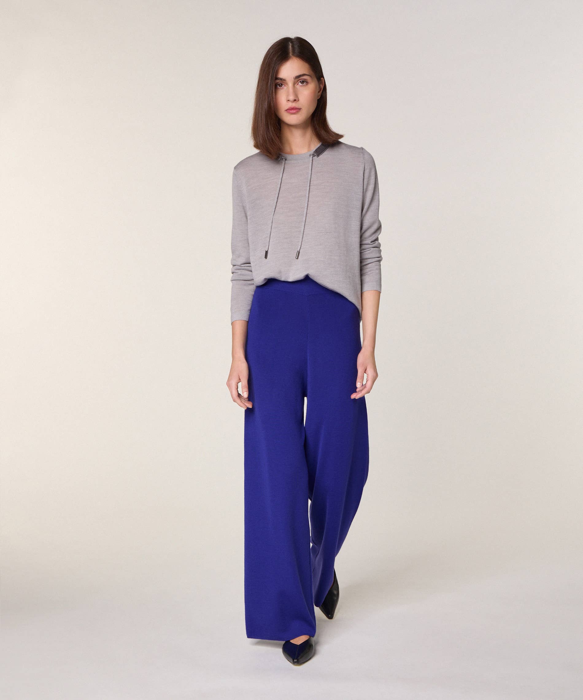 Rodier - Wholesale Suit Pants - Women's - Wide merino wool trousers6