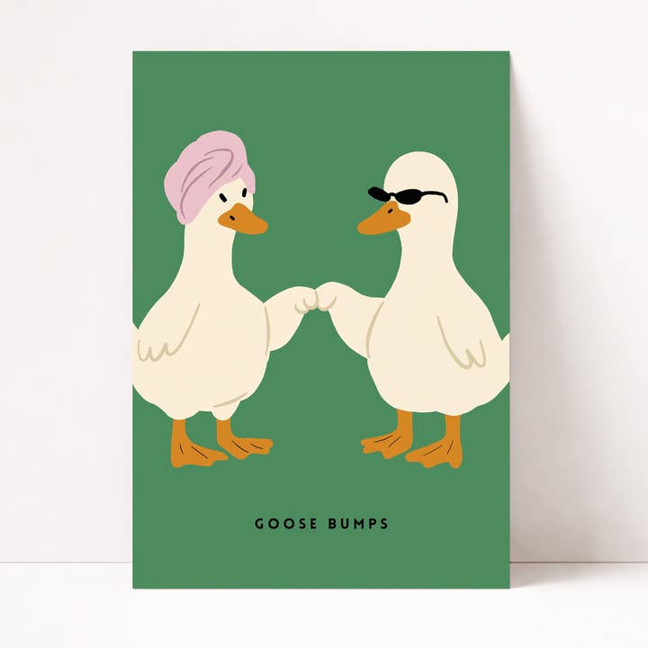 AFFICHE CHAIR DE POULE pour la vente par PurePeach Studio