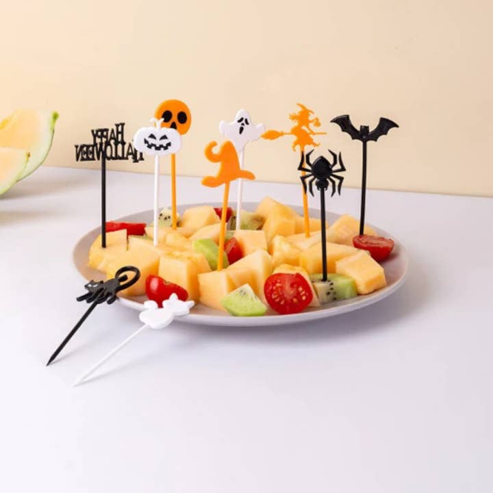 Mum Made Yum - Wholesale Cake/cupcake topper - Food Picks - Halloween (10 Pieces)1