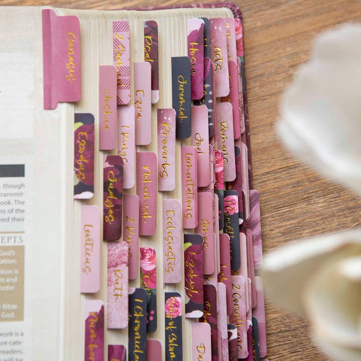 Chosen & Cherished - Wholesale Religion - Floral Bible Tabs | Bible Book Tabs7