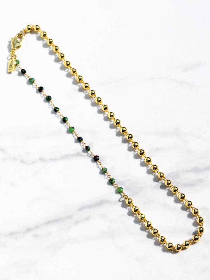 COLAR LUCCIA- ESMERALDA por atacado de Native Gem